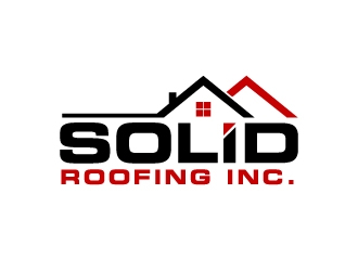 Solid Roofing Inc. logo design by labo