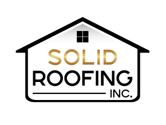 Solid Roofing Inc. logo design by axel182