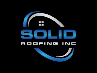Solid Roofing Inc. logo design by Janee
