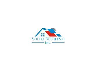 Solid Roofing Inc. logo design by logitec