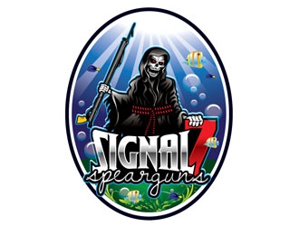 Signal 7 spearguns logo design by logopond