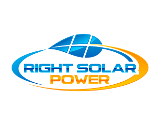 Right Solar Power logo design by haze