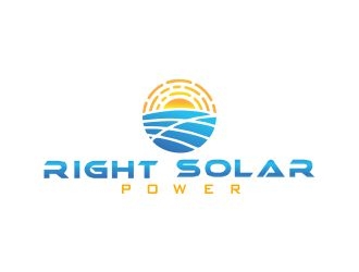Right Solar Power logo design by mrdesign