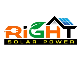 Right Solar Power logo design by MAXR