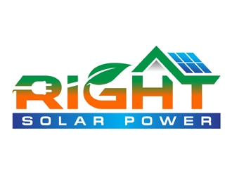 Right Solar Power logo design by MAXR