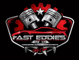 Fast Eddies Concierge Auto Repair Experts logo design by dorijo