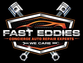 Fast Eddies Concierge Auto Repair Experts logo design by Suvendu