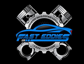 Fast Eddies Concierge Auto Repair Experts logo design by logoguy