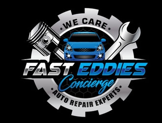 Fast Eddies Concierge Auto Repair Experts logo design by logoguy