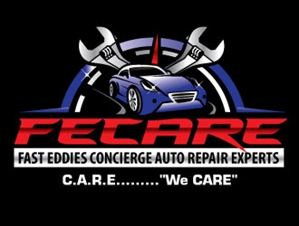 Fast Eddies Concierge Auto Repair Experts logo design by logoguy