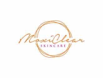 MoxiClear Skincare logo design by ammad