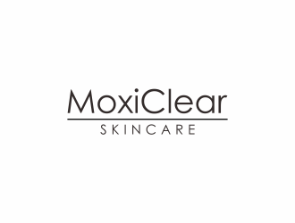 MoxiClear Skincare logo design by checx