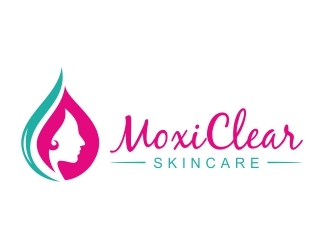 MoxiClear Skincare logo design by ruki