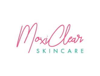 MoxiClear Skincare logo design by maserik