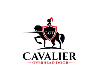Cavalier Overhead Door logo design by tec343