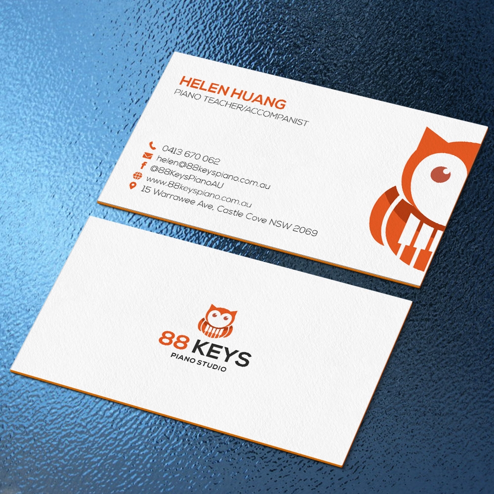 88 Keys Piano Studio logo design by fritsB