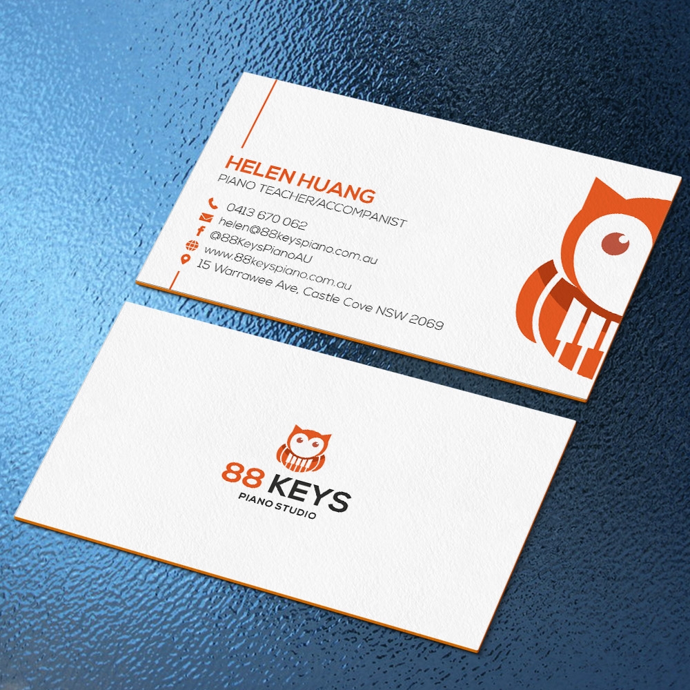 88 Keys Piano Studio logo design by fritsB