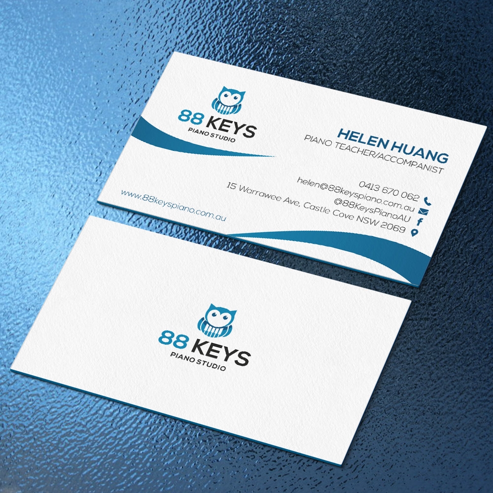 88 Keys Piano Studio logo design by fritsB