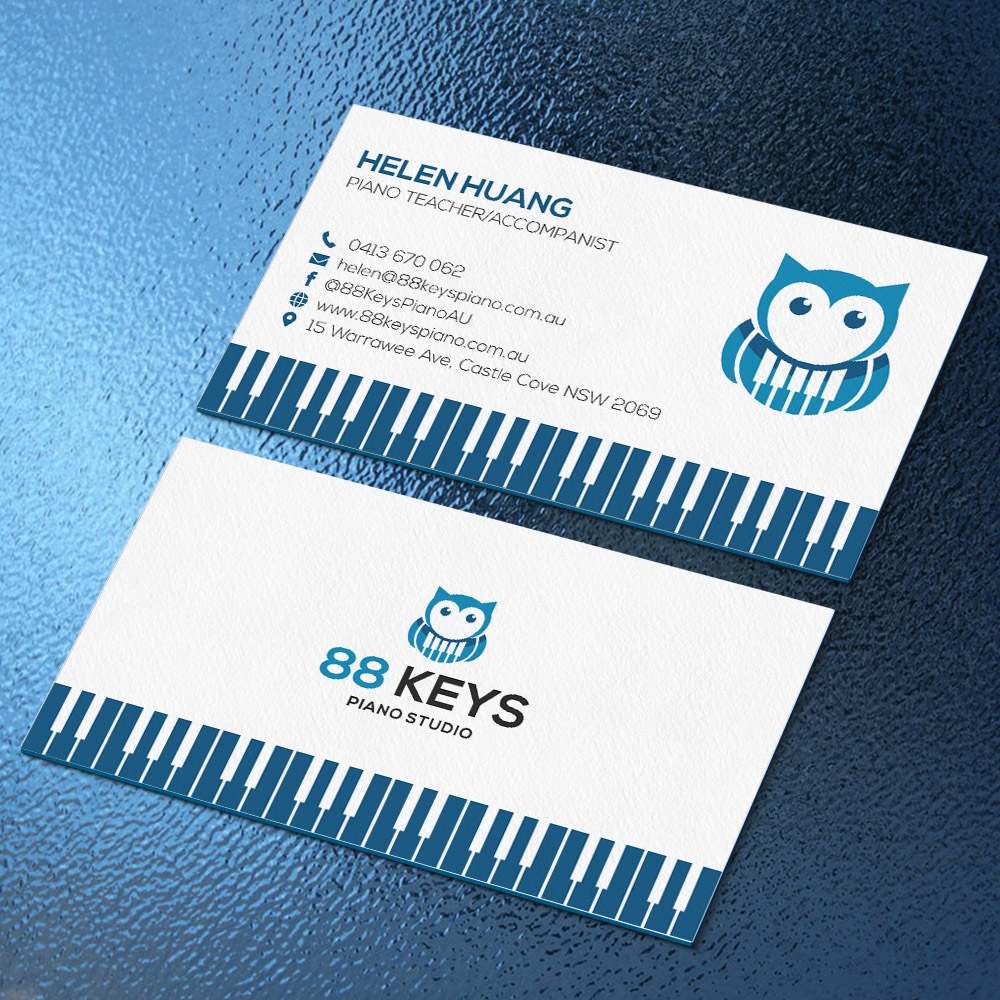 88 Keys Piano Studio logo design by fritsB