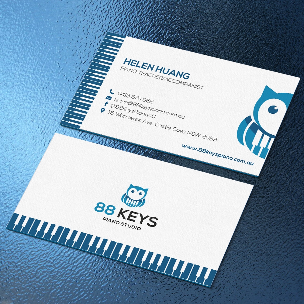 88 Keys Piano Studio logo design by fritsB