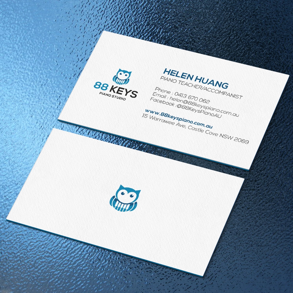 88 Keys Piano Studio logo design by fritsB