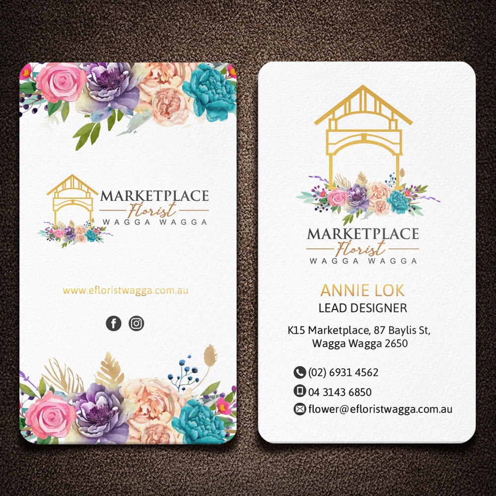 Marketplace Florist, Wagga Wagga logo design by scriotx