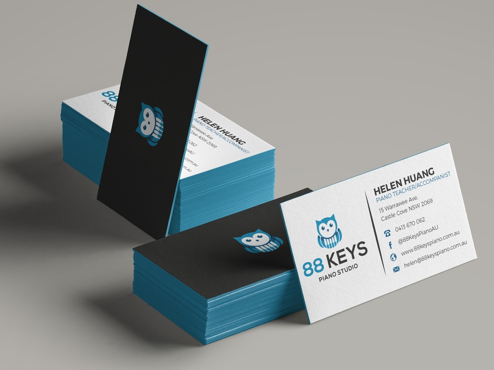 88 Keys Piano Studio logo design by Gelotine