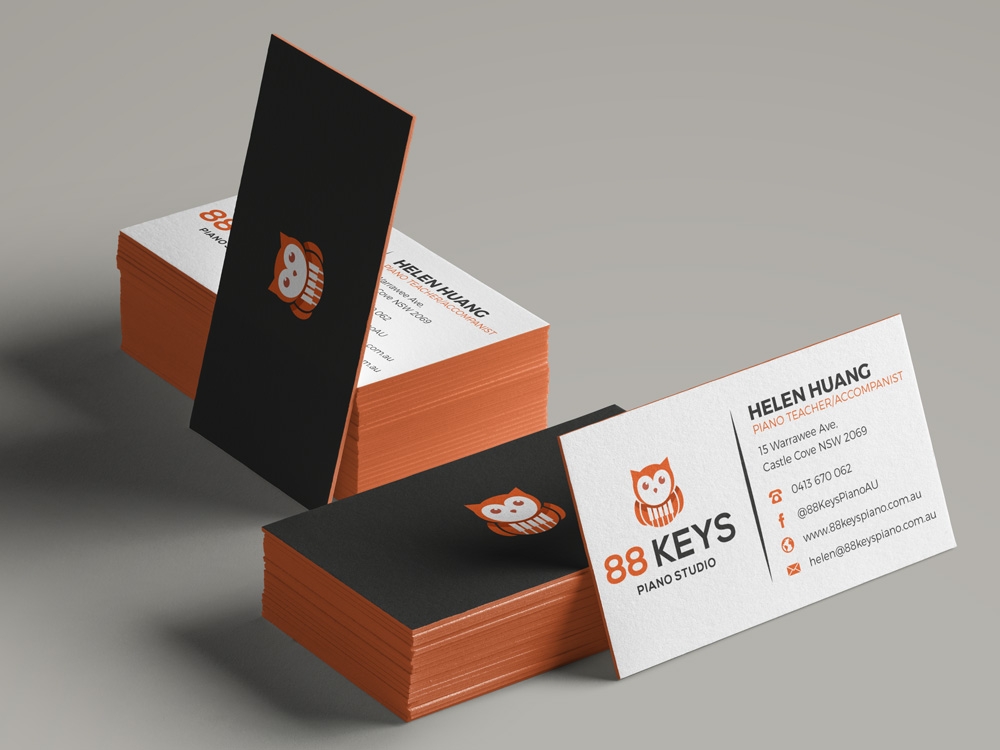 88 Keys Piano Studio logo design by Gelotine