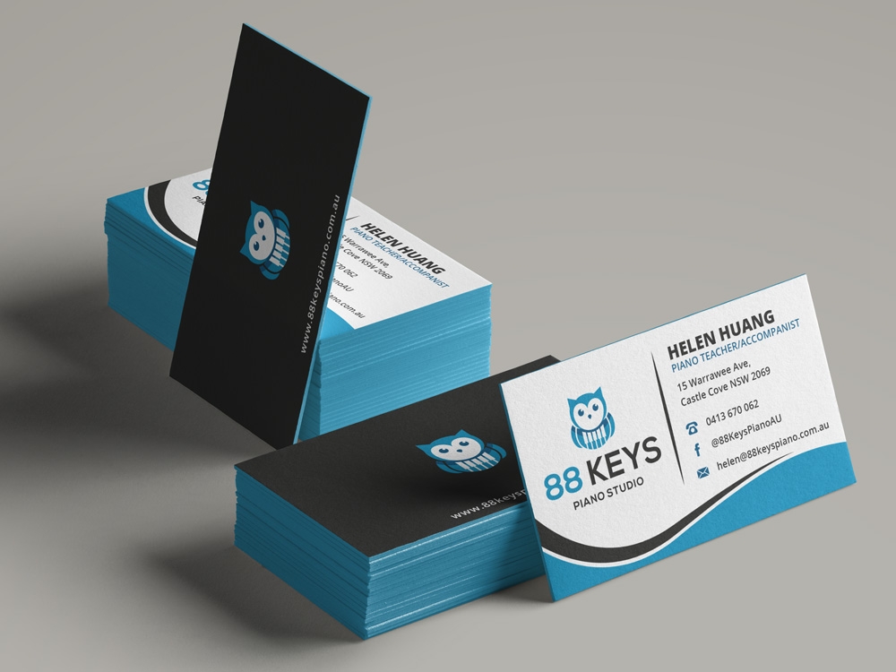 88 Keys Piano Studio logo design by Gelotine