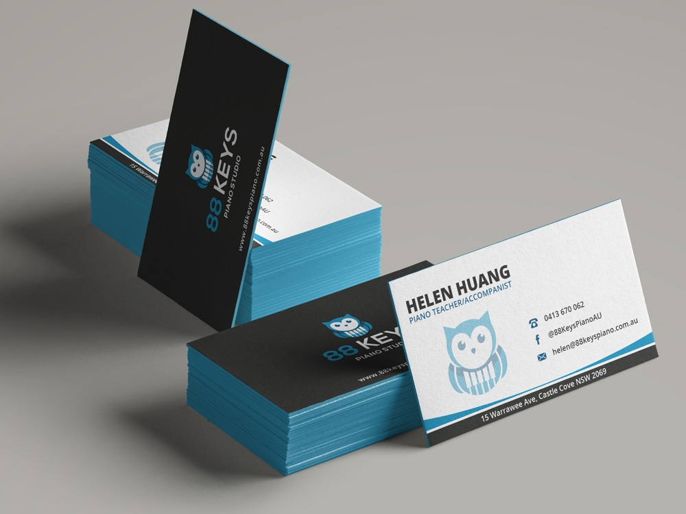 88 Keys Piano Studio logo design by Gelotine