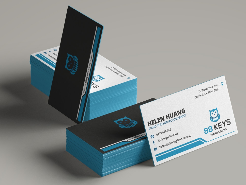 88 Keys Piano Studio logo design by Gelotine