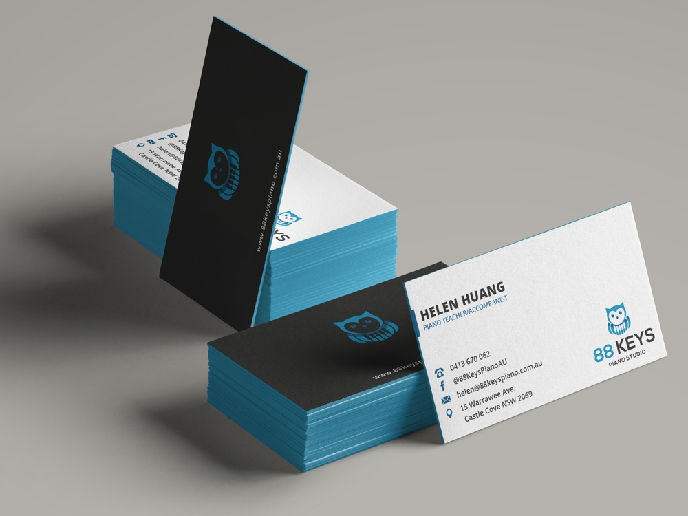 88 Keys Piano Studio logo design by Gelotine