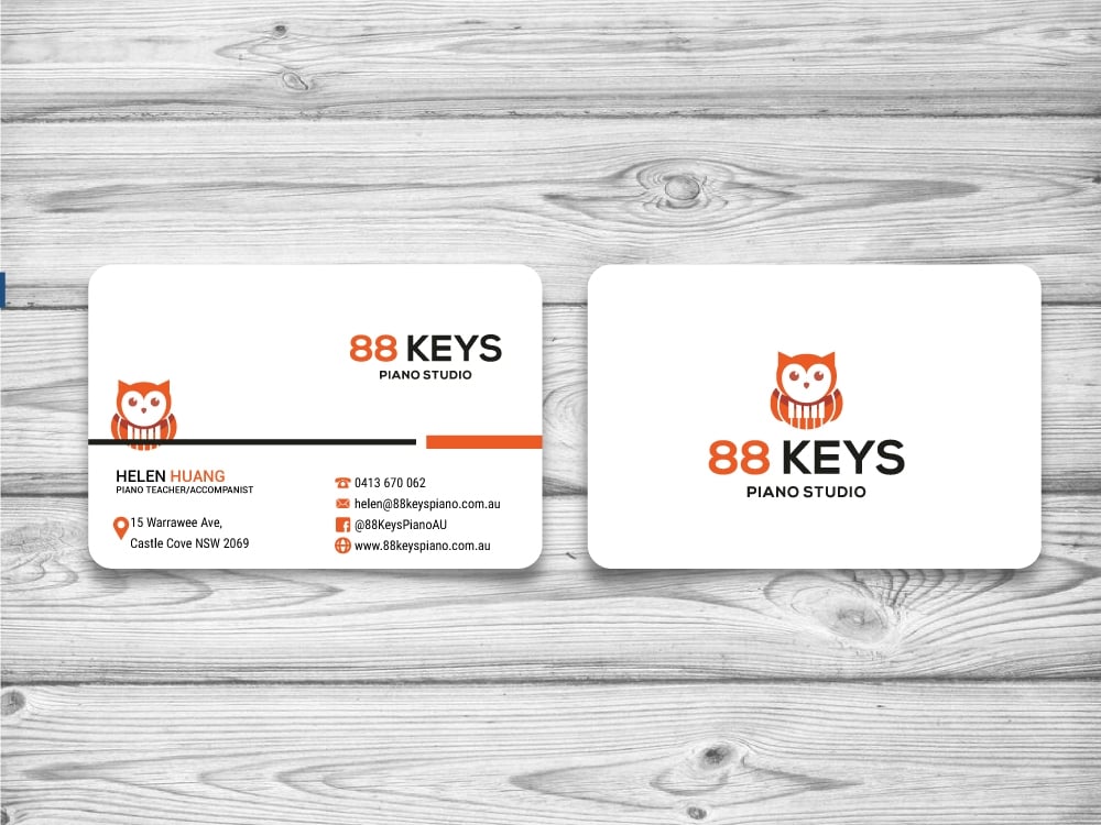 88 Keys Piano Studio logo design by jaize