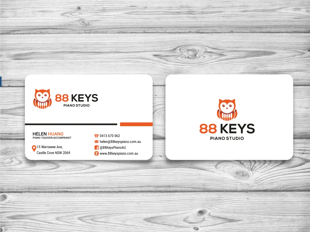 88 Keys Piano Studio logo design by jaize