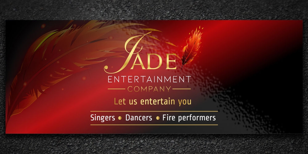 Jade Entertainment Company  logo design by Boomstudioz
