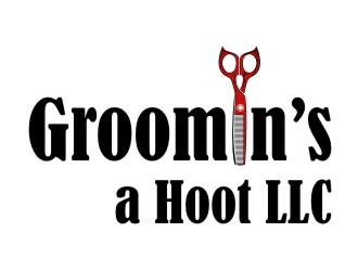 Groomins A Hoot LLC logo design by dibyo