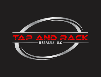 Tap and Rack Firearms, LLC logo design by giphone