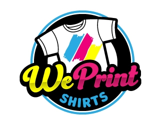 We Print Shirts logo design by jaize