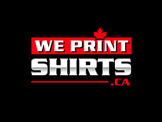 We Print Shirts logo design by BeDesign