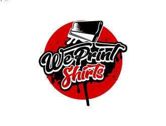 We Print Shirts logo design by jishu