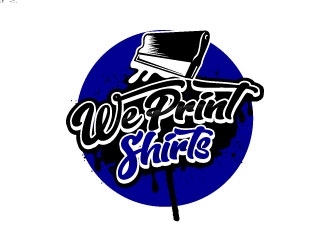 We Print Shirts logo design by jishu