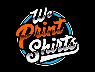 We Print Shirts logo design by daywalker