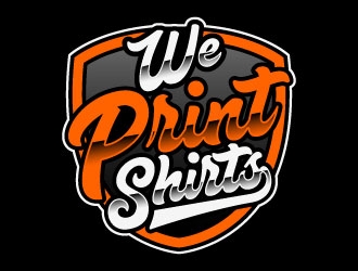We Print Shirts logo design by daywalker