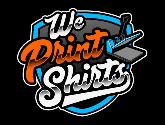 We Print Shirts logo design by daywalker