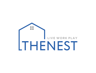 The Nest | Live Work Play logo design by sokha