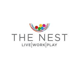 The Nest | Live Work Play logo design by Erasedink