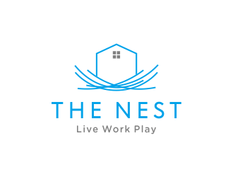 The Nest | Live Work Play logo design by sokha