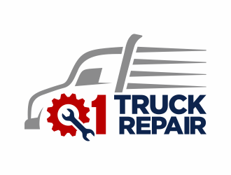 Q1 Truck Repair logo design by Realistis