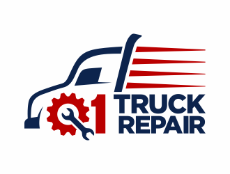 Q1 Truck Repair logo design by Realistis