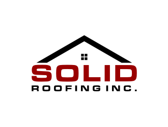 Solid Roofing Inc. logo design by asyqh